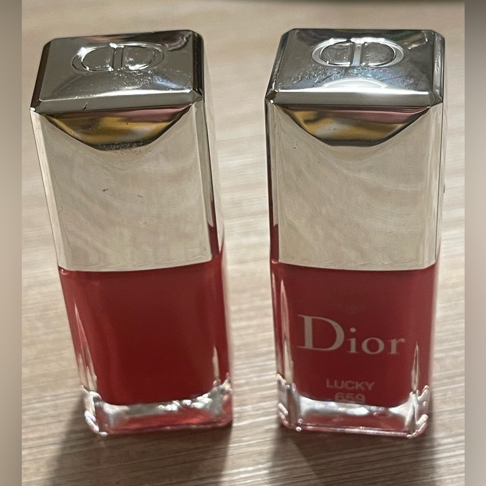 DIOR VERNIS 🍀LUCKY 659🍀2-bottles⚡️10ml each⚡️New/Never Used⚡️1 missing sticker⚡️ - Picture 1 of 7